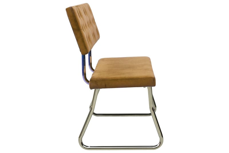 bænk 110 cm fløjl brun - Brun - Møbler - Stole & lænestole - Bænke
