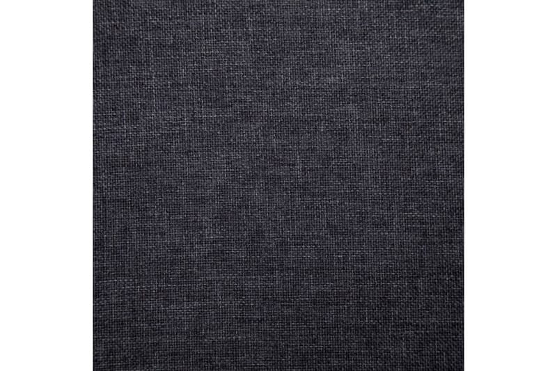 Bænk 139,5 Cm Polyester Mørkegrå - Grå - Bænke - Bænk med ryglæn