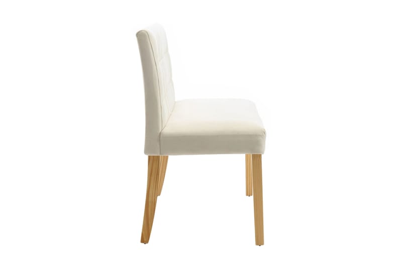 Bænk 140 cm Stof Cremefarvet - Møbler - Stole & lænestole - Bænke