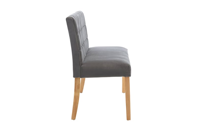 Bænk 140 cm Stof Grå - Møbler - Stole & lænestole - Bænke
