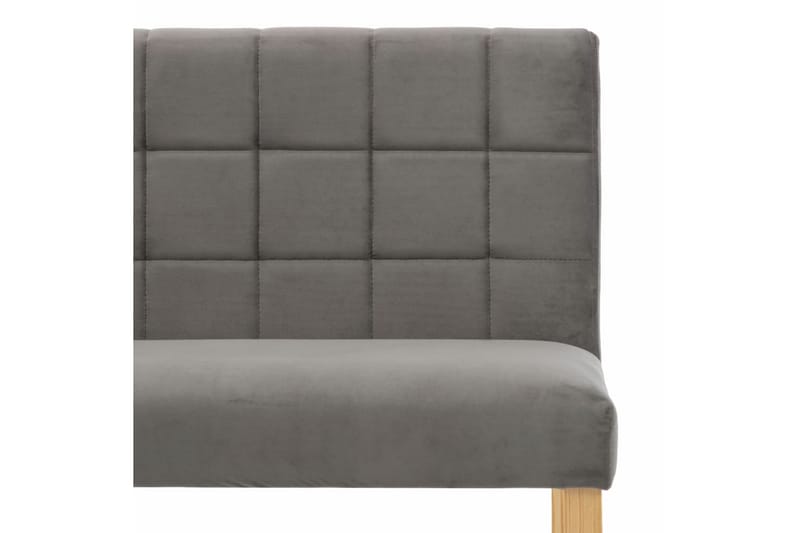 Bænk 140 cm Stof Grå - Møbler - Stole & lænestole - Bænke