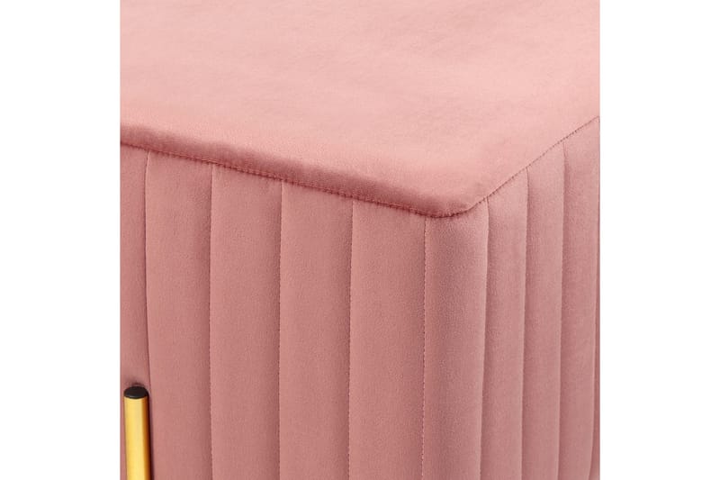 Bænk Dayton Rosa/guld - Rosa/guld - Møbler - Stole & lænestole - Bænke - Entrébænk