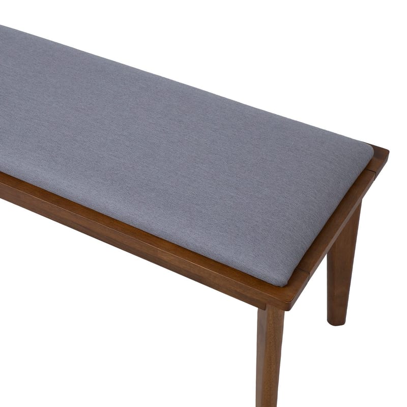 Bænk HOME4YOU Jesper grå - grå - Møbler - Stole & lænestole - Bænke - Entrébænk