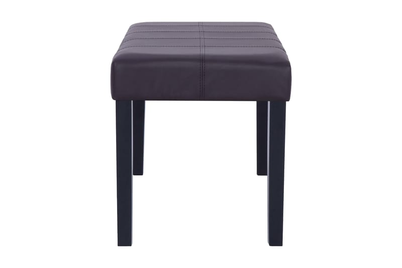 Bænk I Kunstlæder 106 Cm Brun - Brun - Møbler - Stole & lænestole - Bænke - Entrébænk