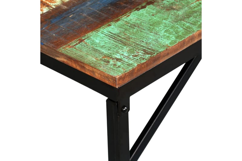Bænk I Massivt Genbrugstræ 110 X 35 X 45 Cm - Flerfarvet - Møbler - Stole & lænestole - Bænke - Entrébænk