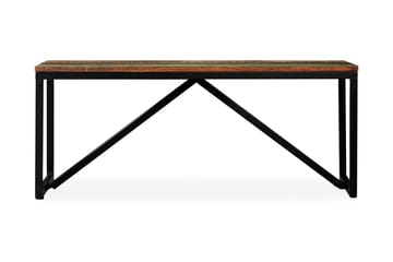 Bænk I Massivt Genbrugstræ 110 X 35 X 45 Cm - Flerfarvet - Møbler - Stole & lænestole - Bænke - Entrébænk