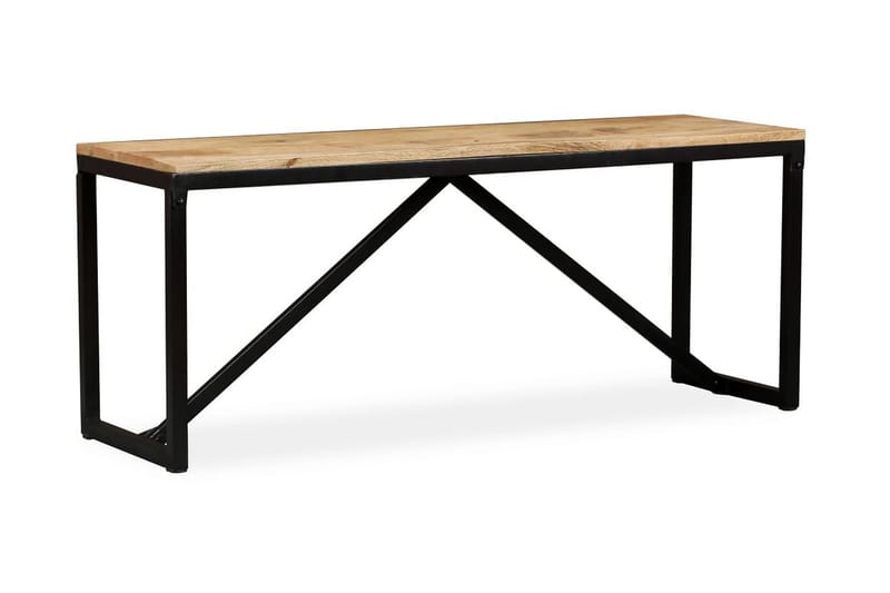 Bænk I Massivt Mangotræ 110 X 35 X 45 Cm - Brun - Møbler - Stole & lænestole - Bænke - Entrébænk