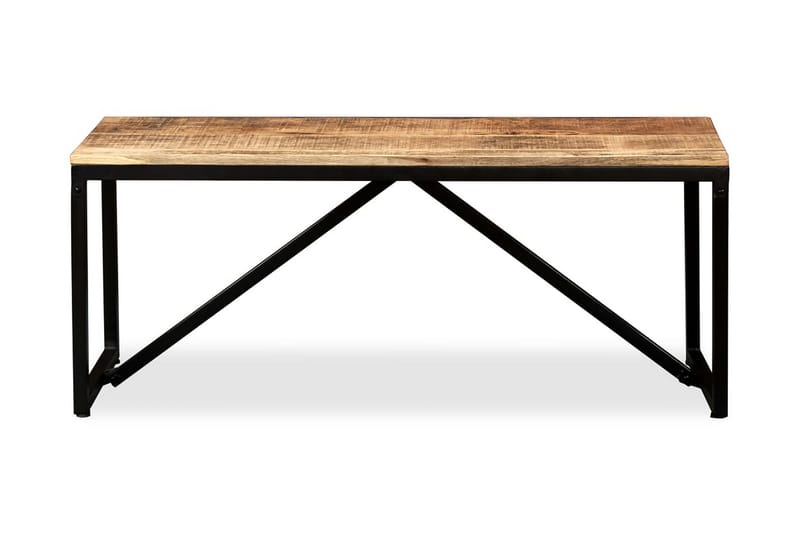 Bænk I Massivt Mangotræ 110 X 35 X 45 Cm - Brun - Møbler - Stole & lænestole - Bænke - Entrébænk