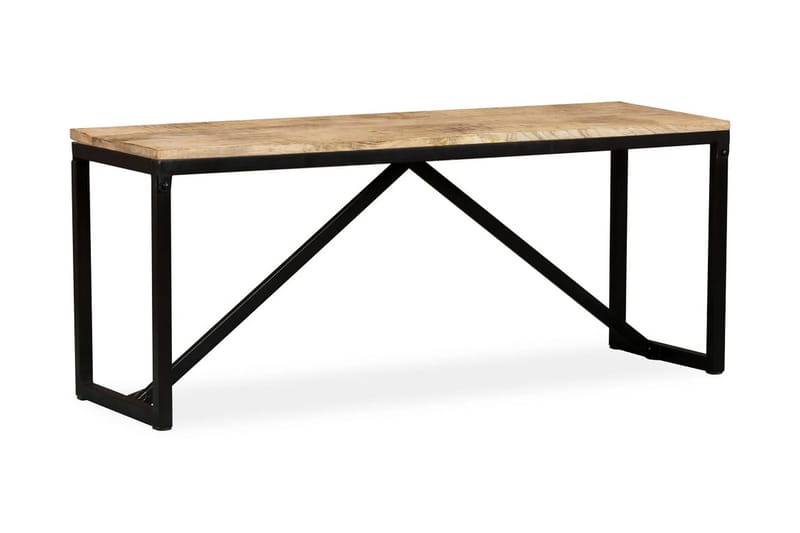 Bænk I Massivt Mangotræ 110 X 35 X 45 Cm - Brun - Møbler - Stole & lænestole - Bænke - Entrébænk