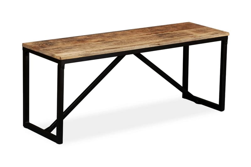 Bænk I Massivt Mangotræ 110 X 35 X 45 Cm - Brun - Møbler - Stole & lænestole - Bænke - Entrébænk
