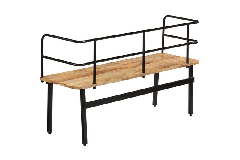 Bænk I Massivt Mangotræ 120 X 40 X 70 Cm - Brun - Møbler - Stole & lænestole - Bænke