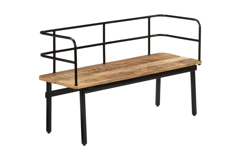 Bænk I Massivt Mangotræ 120 X 40 X 70 Cm - Brun - Møbler - Stole & lænestole - Bænke