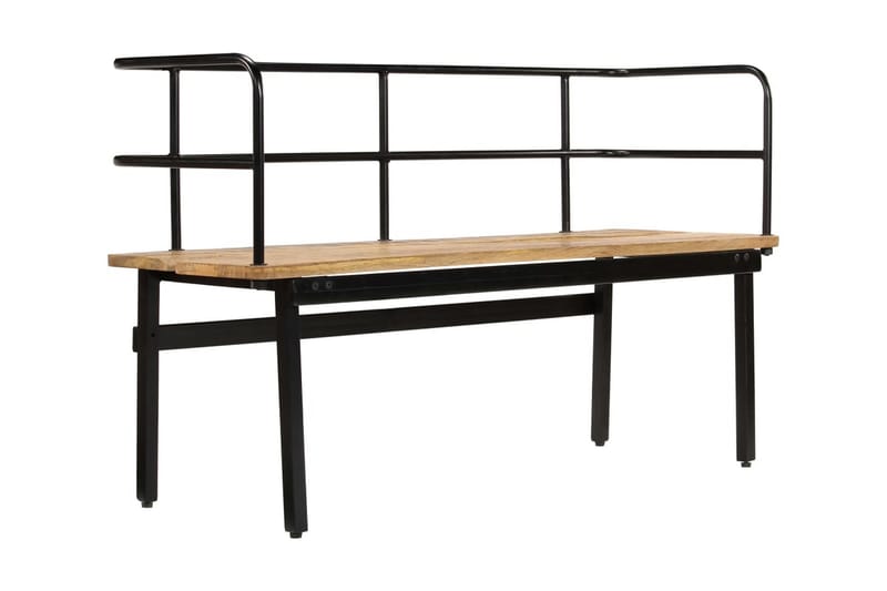 Bænk I Massivt Mangotræ 120 X 40 X 70 Cm - Brun - Møbler - Stole & lænestole - Bænke