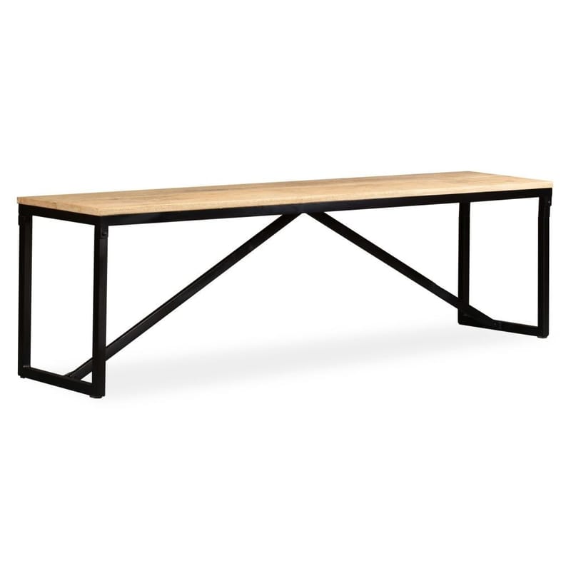 Bænk I Massivt Mangotræ 160 X 35 X 45 Cm - Brun - Møbler - Stole & lænestole - Bænke - Entrébænk