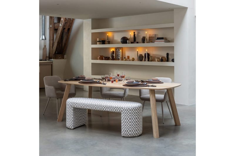 Bænk Jacob - Sand - Møbler - Stole & lænestole - Bænke - Entrébænk