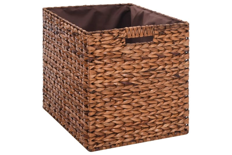 Bænk Med 2 Kurve Søgræs 71 X 40 X 42 Cm Brun - Brun - Møbler - Stole & lænestole - Bænke - Entrébænk - Entrébænk med opbevaring