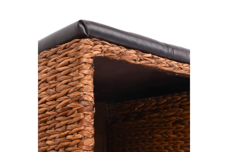 Bænk Med 2 Kurve Søgræs 71 X 40 X 42 Cm Brun - Brun - Møbler - Stole & lænestole - Bænke - Entrébænk - Entrébænk med opbevaring