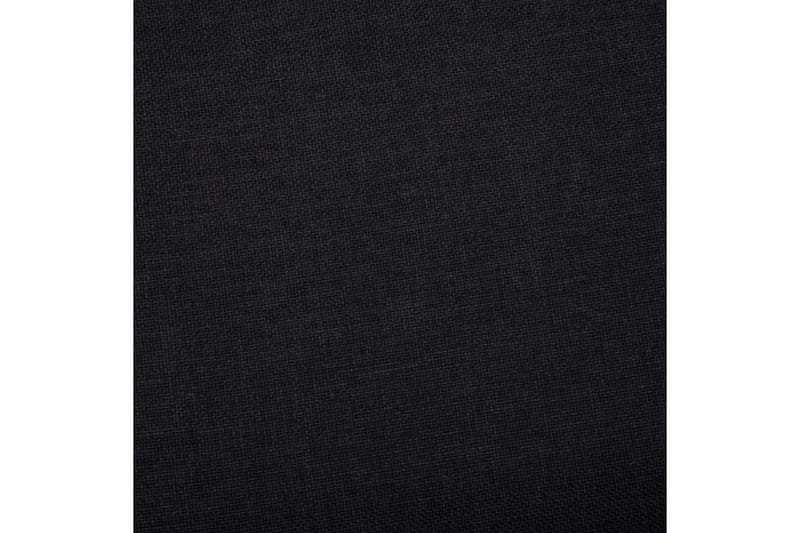Bænk Med Opbevaringsrum 116 Cm Polyester Sort - Sort - Møbler - Stole & lænestole - Bænke - Entrébænk - Entrébænk med opbevaring