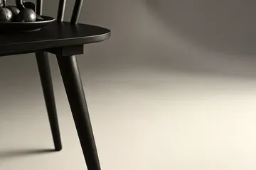 Sofabænk Bobby 120 cm i træ - Sort - Møbler - Stole & lænestole - Bænke - Bænk med ryglæn