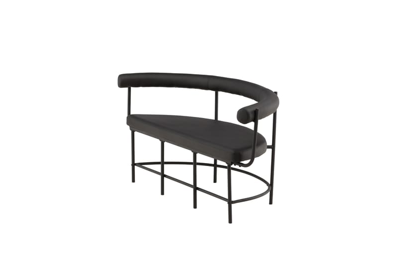 Stallhagen x Josefin Lustig Siddebænk 165 cm - Sort - Møbler - Stole & lænestole - Bænke - Bænk med ryglæn