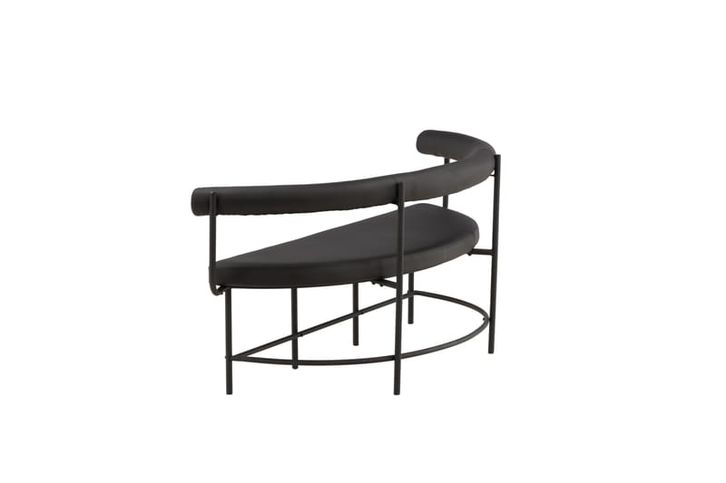 Stallhagen x Josefin Lustig Siddebænk 165 cm - Sort - Møbler - Stole & lænestole - Bænke - Bænk med ryglæn