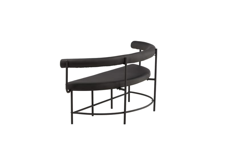 Stallhagen x Josefin Lustig Siddebænk 165 cm - Sort - Møbler - Stole & lænestole - Bænke - Bænk med ryglæn