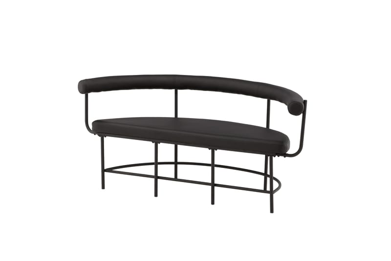 Stallhagen x Josefin Lustig Siddebænk 165 cm - Sort - Møbler - Stole & lænestole - Bænke - Bænk med ryglæn
