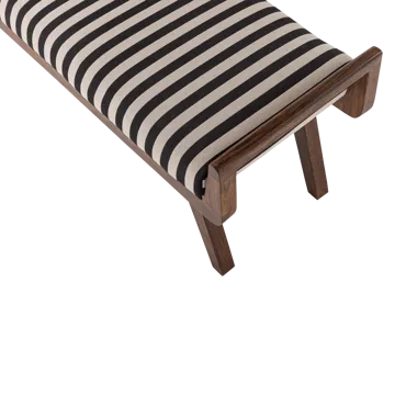 Bænk Valo 157 cm - Sort/Hvid - Møbler - Stole & lænestole - Bænke - Entrébænk