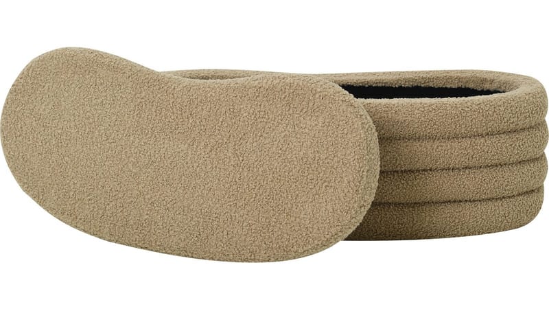 Bænk Valvik med Organisk Form - Beige - Møbler - Stole & lænestole - Bænke - Entrébænk
