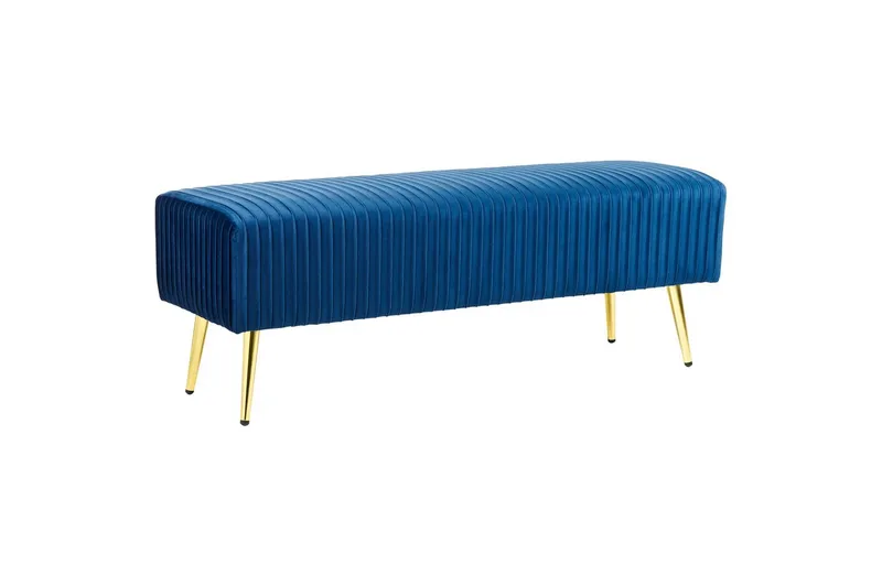 Bænk Paterson Blå/guld, Blå/guld