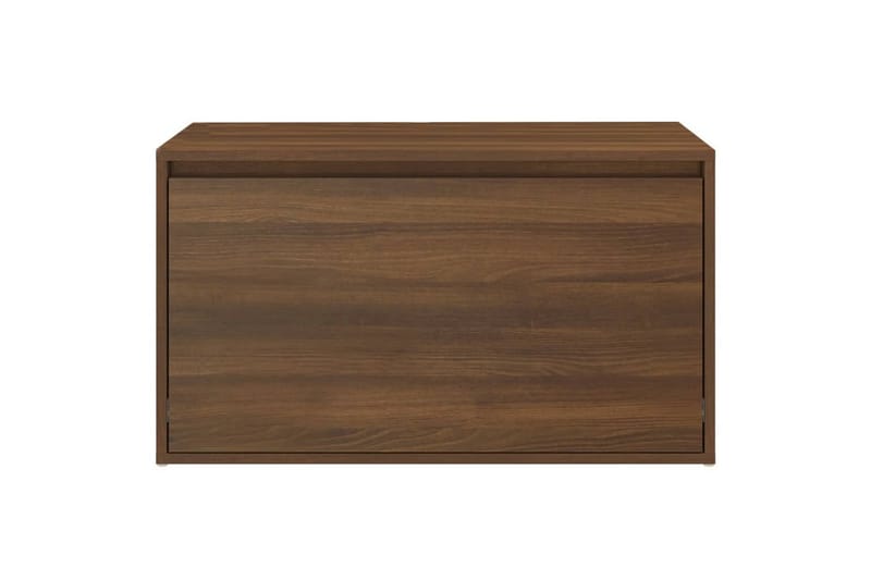 beBasic entrÃ©bænk 80x40x45 cm konstrueret træ brun egetræsfarve - Brun - Møbler - Stole & lænestole - Bænke - Skohylde med bænk