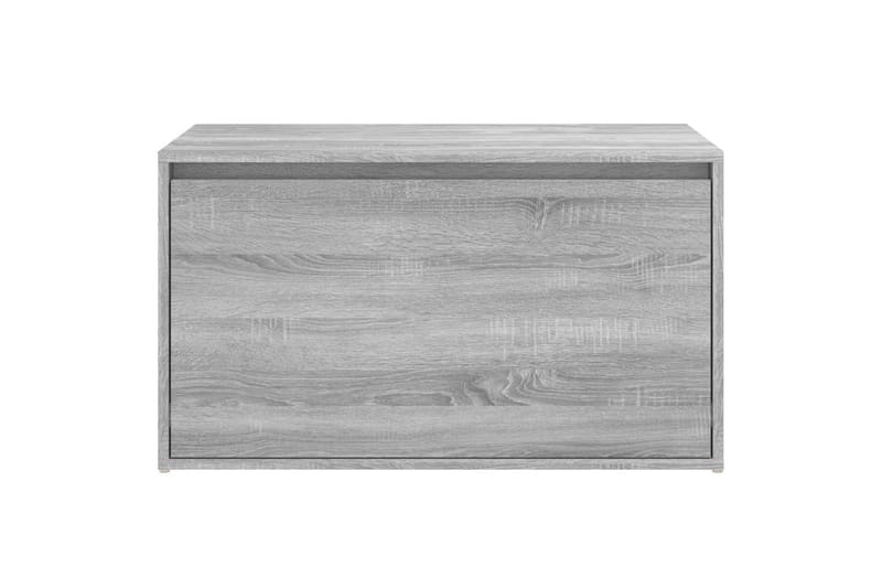 beBasic entrÃ©bænk 80x40x45 cm konstrueret træ grå sonoma-eg - GrÃ¥ - Møbler - Stole & lænestole - Bænke - Skohylde med bænk