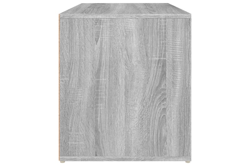 beBasic entrÃ©bænk 80x40x45 cm konstrueret træ grå sonoma-eg - GrÃ¥ - Møbler - Stole & lænestole - Bænke - Skohylde med bænk
