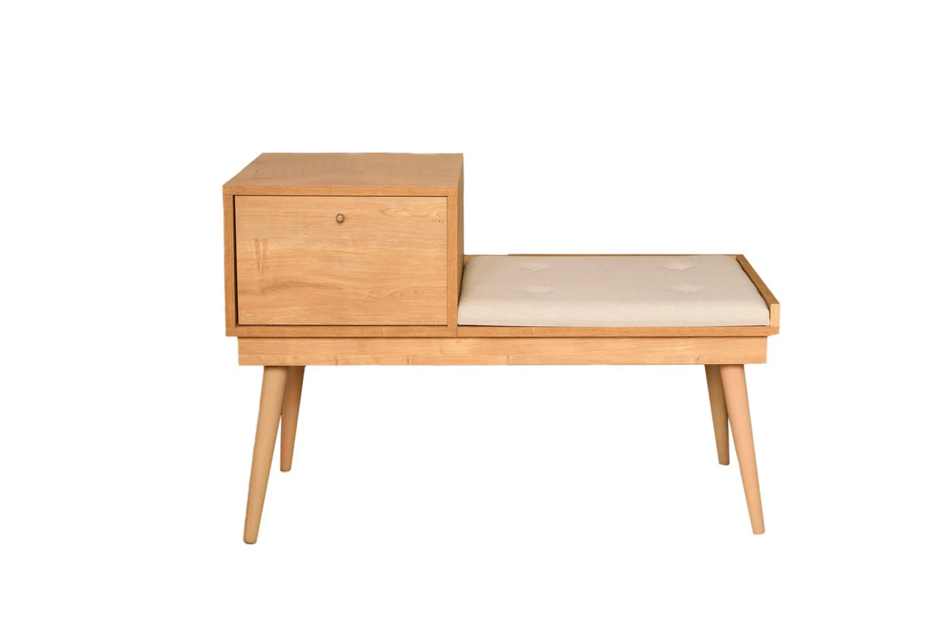 Botkins Skobænk 105 cm Eg/Creme - Møbler | Trademax