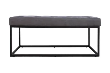 Brigite Bænk 100x35x47 cm Grå - Møbler - Stole & lænestole - Bænke - Entrébænk