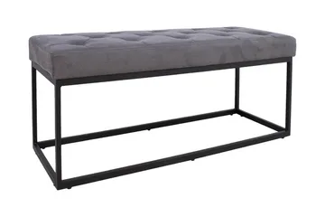 Brigite Bænk 100x35x47 cm Grå - Møbler - Stole & lænestole - Bænke - Entrébænk