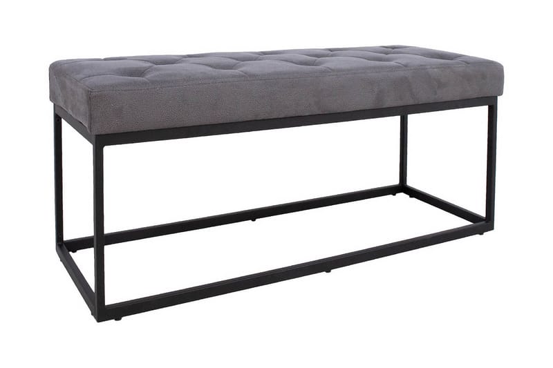 Brigite Bænk 100x35x47 cm Grå - Møbler - Stole & lænestole - Bænke - Entrébænk
