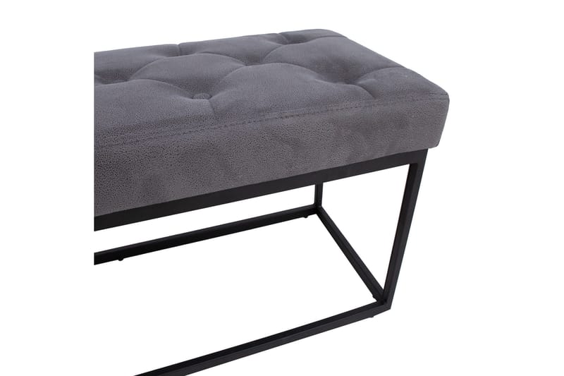 Brigite Bænk 100x35x47 cm Grå - Møbler - Stole & lænestole - Bænke - Entrébænk