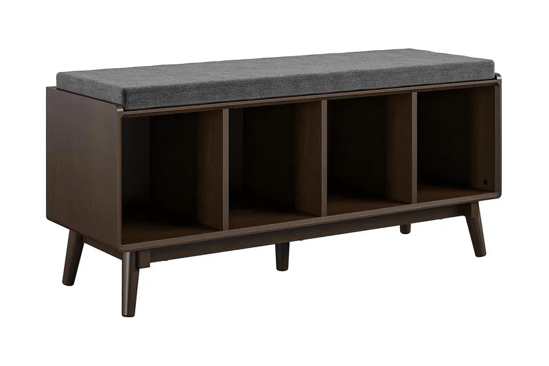 Brittany Bænk 118 cm Brun, Novogratz