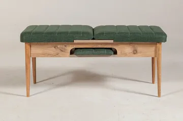 Corralez Bænk 51 cm - Træ/natur/Grøn - Møbler - Stole & lænestole - Bænke - Entrébænk