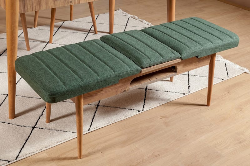 Corralez Bænk 51 cm - Træ/natur/Grøn - Møbler - Stole & lænestole - Bænke - Entrébænk