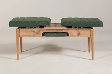 Corralez Bænk 51 cm - Træ/natur/Grøn - Møbler - Stole & lænestole - Bænke - Entrébænk