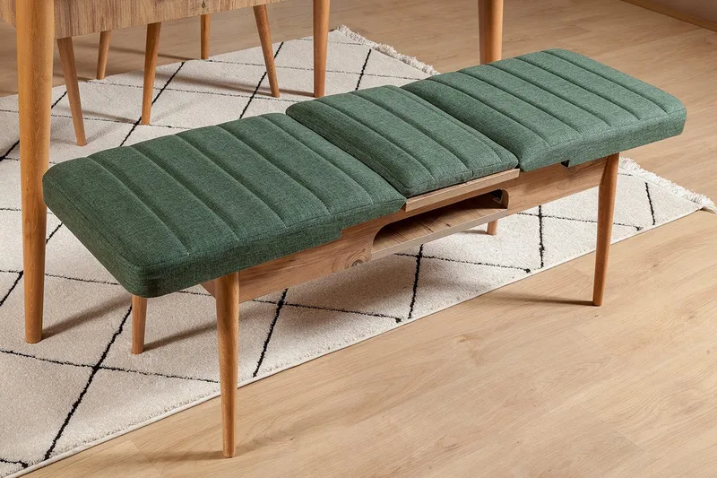 Corralez Bænk 51 cm - Træ/natur/Grøn - Møbler - Stole & lænestole - Bænke - Entrébænk