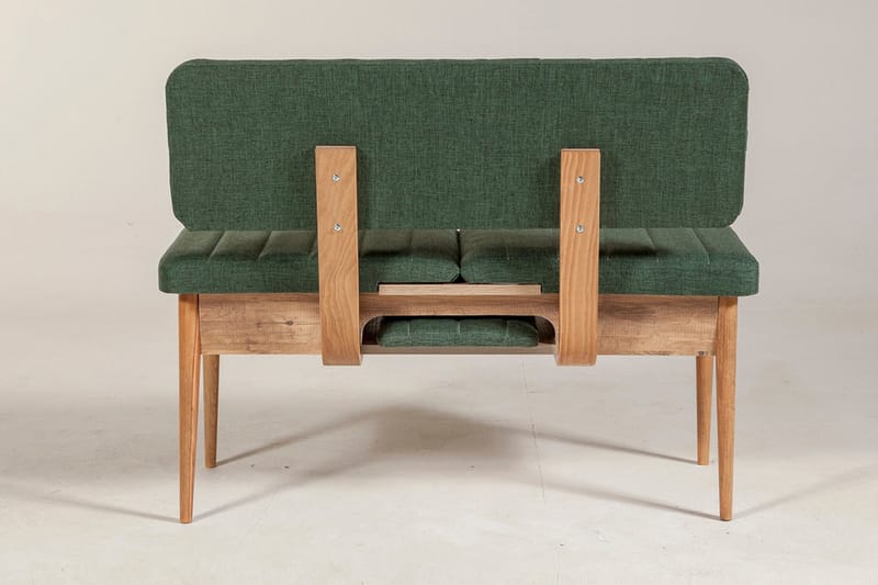 Corralez Bænk 85 cm - Træ/natur/Grøn - Møbler - Stole & lænestole - Bænke