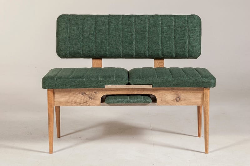 Corralez Bænk 85 cm - Træ/natur/Grøn - Møbler - Stole & lænestole - Bænke