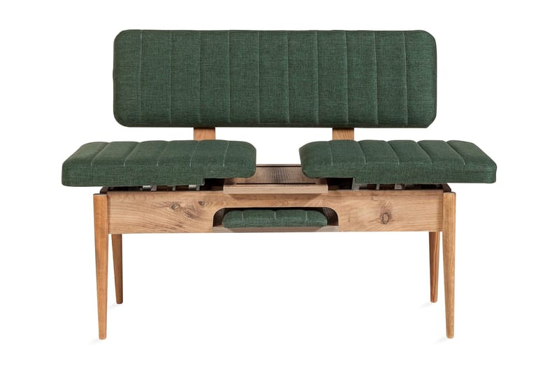 Corralez Bænk 85 cm - Træ/natur/Grøn - Møbler - Stole & lænestole - Bænke