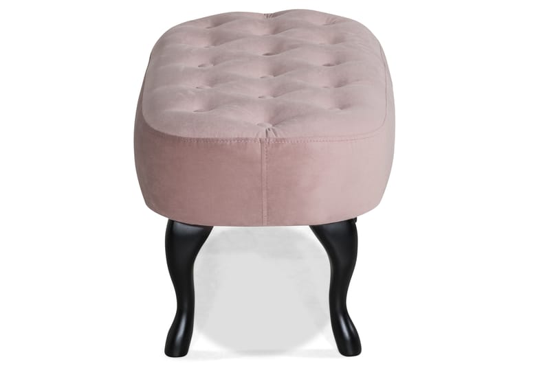 Dahlia Bænk - Lys Rosa Velour - Møbler - Stole & lænestole - Bænke - Entrébænk