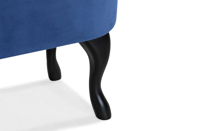 Dahlia Bænk Velour - Blå - Møbler - Stole & lænestole - Bænke - Entrébænk