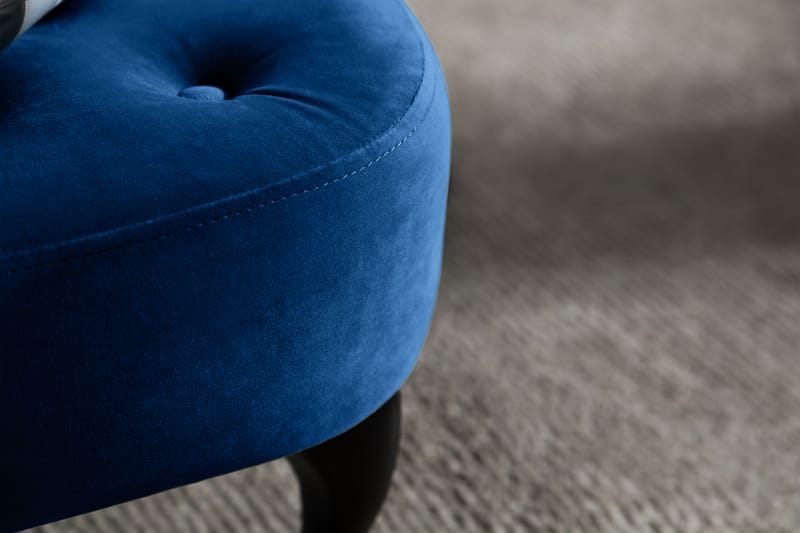 Dahlia Bænk Velour - Blå - Møbler - Stole & lænestole - Bænke - Entrébænk