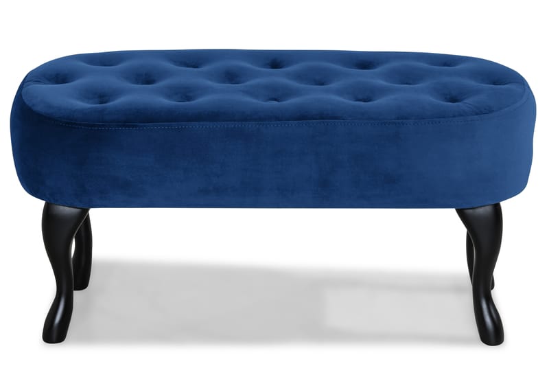 Dahlia Bænk Velour - Blå - Møbler - Stole & lænestole - Bænke - Entrébænk